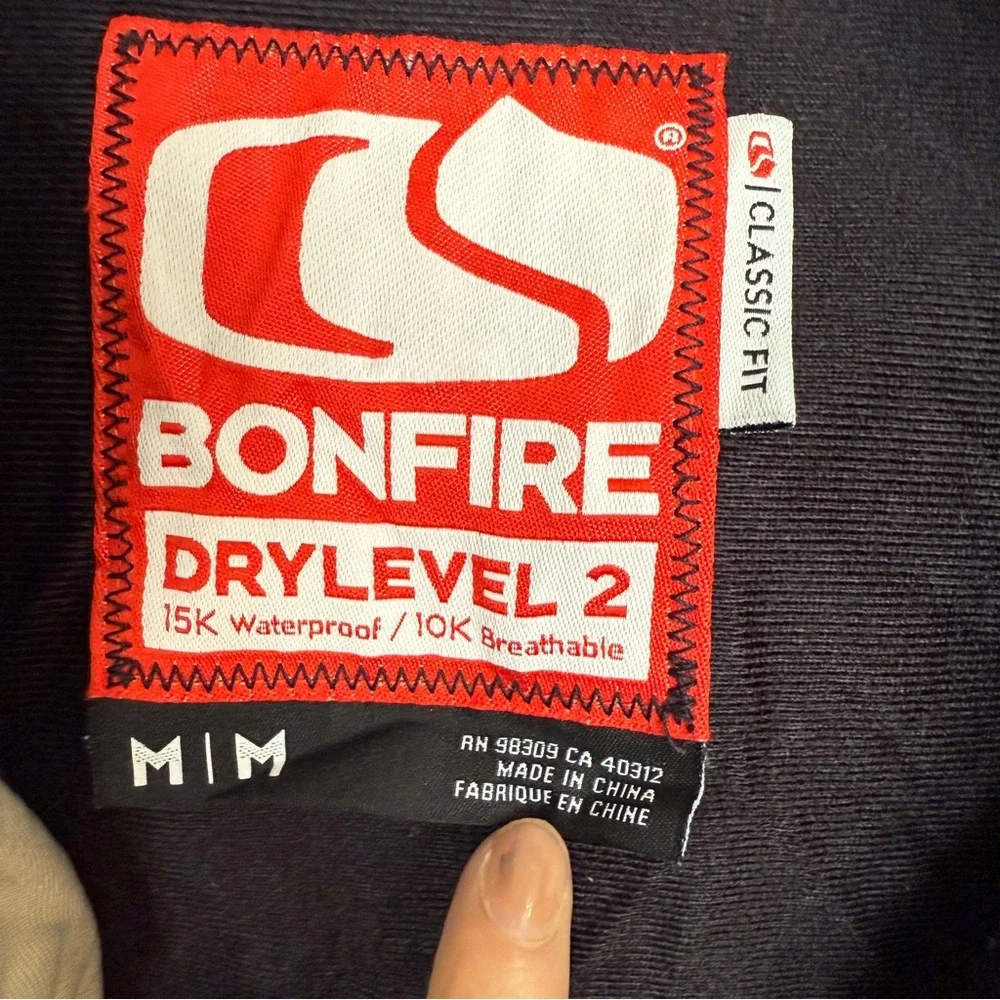 Bonfire Drylevel 2 Snowboard Ski Jacket Men’s Medium 15K Waterproof - Picture 9 of 16